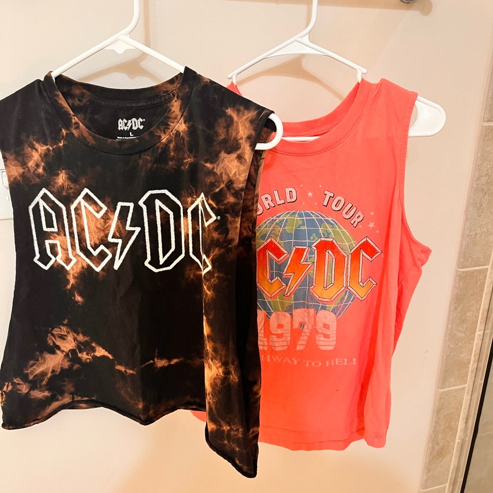 Set of AC/DC Kids Graphic Tank Tops